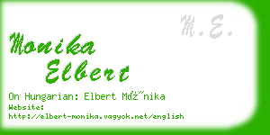 monika elbert business card